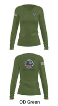 Littleville Fire & Rescue 55821755 Women's Long Sleeve V-neck Shirt - 31