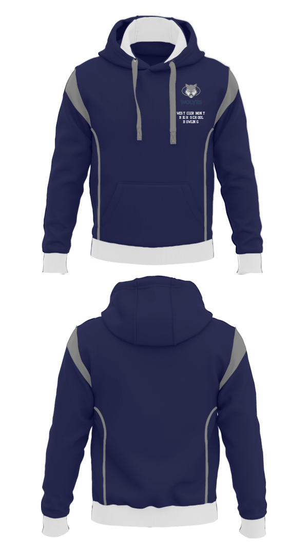 Hoodie, West Clermont High School Bowling, Bowling, Teamtime, Team time, sublimation, custom sports apparel, team uniforms, spirit wear, spiritwear, sports uniforms, custom shirts, team store, custom team store, fundraiser sports, apparel fundraiser