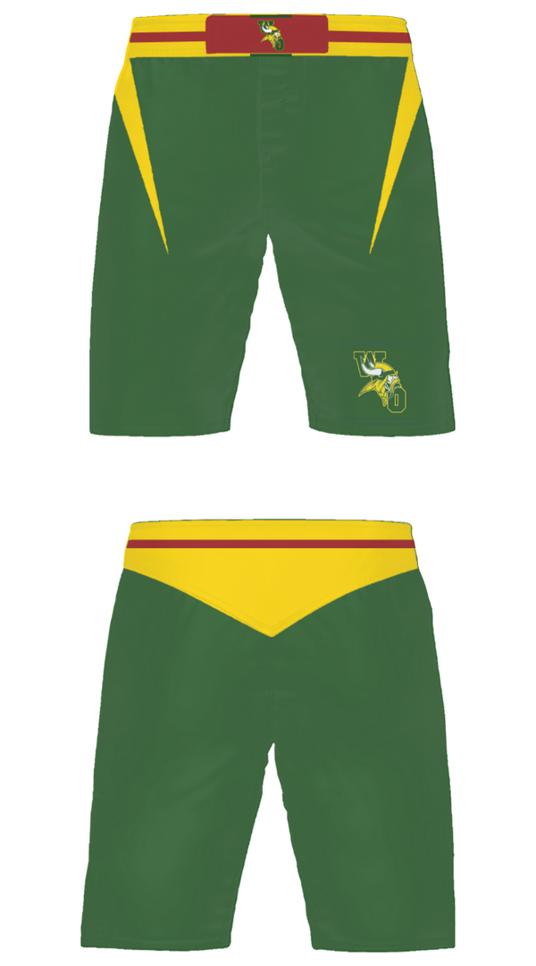 Fight Shorts, White Oak High School Wrestling, Wrestling, Teamtime, Team time, sublimation, custom sports apparel, team uniforms, spirit wear, spiritwear, sports uniforms, custom shirts, team store, custom team store, fundraiser sports, apparel fundraiser