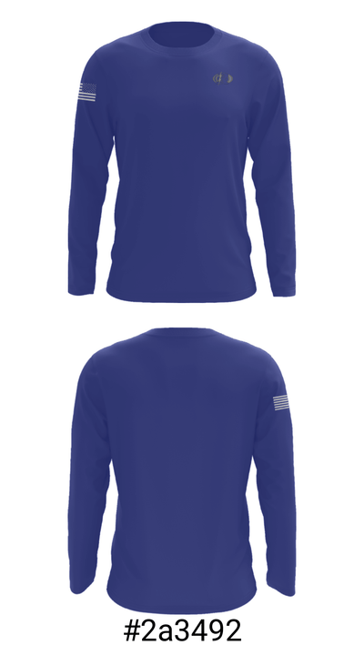 Rocklin High School Wrestling 61755605 Long Sleeve Performance Shirt - 18