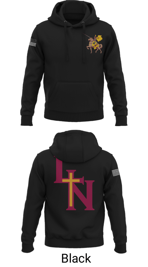 Hoodie, Lutheran North High School Basketball, Women's Basketball, Teamtime, Team time, sublimation, custom sports apparel, team uniforms, spirit wear, spiritwear, sports uniforms, custom shirts, team store, custom team store, fundraiser sports, apparel fundraiser