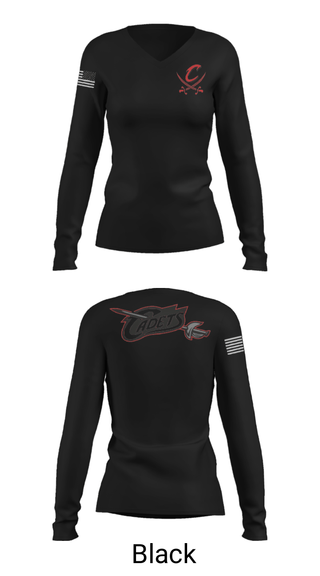 Women's Long Sleeve Vneck Shirt, West Point-Beemer Senior High School Wrestling, Wrestling, Teamtime, Team time, sublimation, custom sports apparel, team uniforms, spirit wear, spiritwear, sports uniforms, custom shirts, team store, custom team store, fundraiser sports, apparel fundraiser