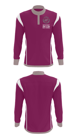 Quarter Zip Jacket, Watervliet Junior-Senior High School, Spirit Store, Teamtime, Team time, sublimation, custom sports apparel, team uniforms, spirit wear, spiritwear, sports uniforms, custom shirts, team store, custom team store, fundraiser sports, apparel fundraiser