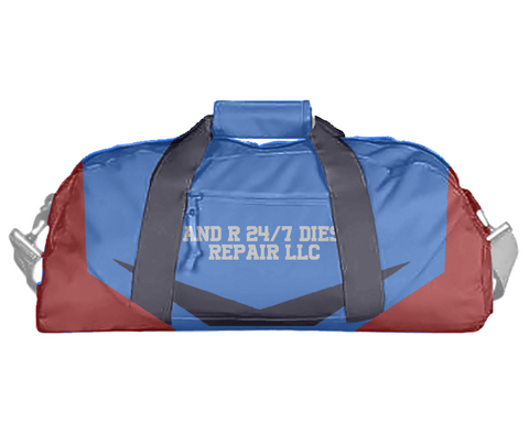 Duffle Bag, R and R 24/7 Diesel Repair LLC, , Teamtime, Team time, sublimation, custom sports apparel, team uniforms, spirit wear, spiritwear, sports uniforms, custom shirts, team store, custom team store, fundraiser sports, apparel fundraiser