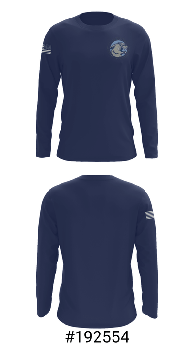 Dougherty Valley High School Basketball 17618000 Long Sleeve Performance Shirt - 18