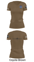 134 Operations Support Squadron 6553246 Women's Short Sleeve V-neck Shirt - 12