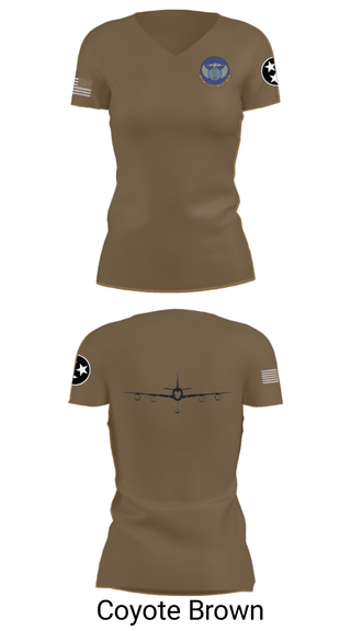 Women's Short Sleeve Vneck Shirt, 134 Operations Support Squadron, Air Force, Teamtime, Team time, sublimation, custom sports apparel, team uniforms, spirit wear, spiritwear, sports uniforms, custom shirts, team store, custom team store, fundraiser sports, apparel fundraiser