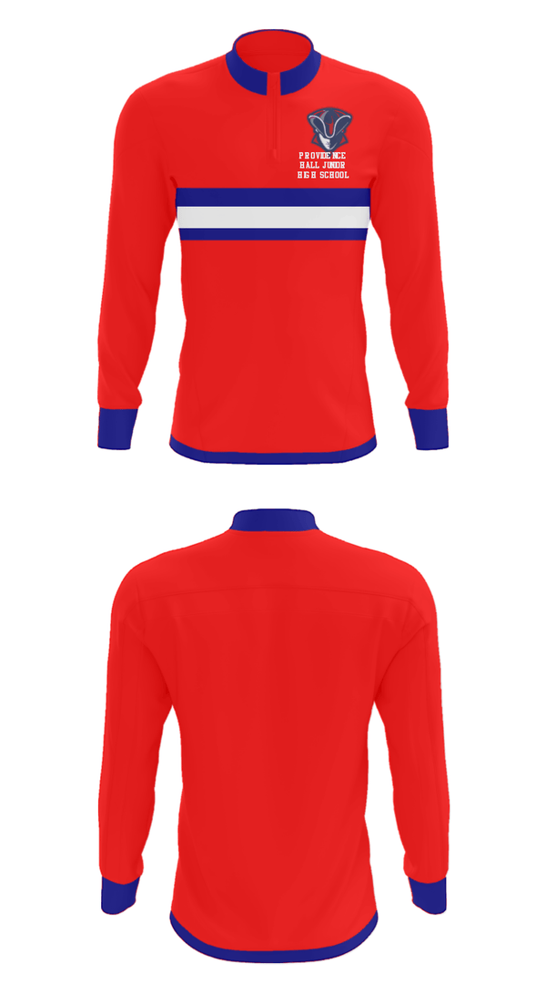Quarter Zip Jacket, Providence Hall Junior High School, Spirit Store, Teamtime, Team time, sublimation, custom sports apparel, team uniforms, spirit wear, spiritwear, sports uniforms, custom shirts, team store, custom team store, fundraiser sports, apparel fundraiser