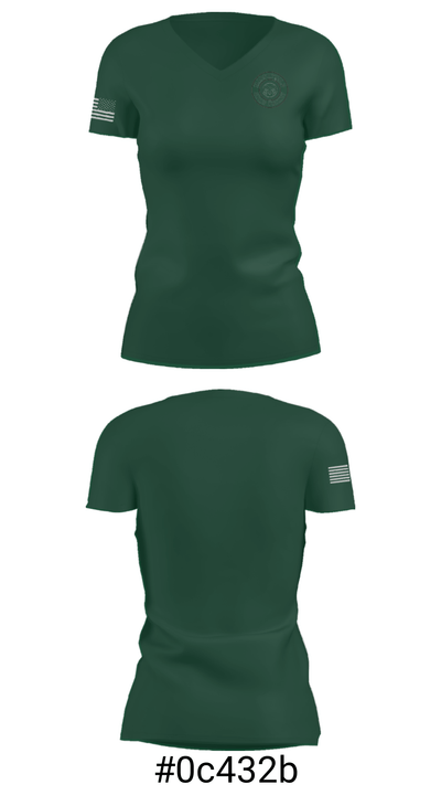 Marshfield High School Ice Hockey 65415198 Women's Short Sleeve V-neck Shirt - 21