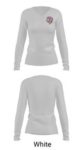 Tallwood High School Basketball 47349667 Women's Long Sleeve V-neck Shirt - 6
