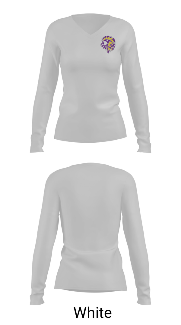 Women's Long Sleeve Vneck Shirt, Tallwood High School Basketball, Men's Basketball, Teamtime, Team time, sublimation, custom sports apparel, team uniforms, spirit wear, spiritwear, sports uniforms, custom shirts, team store, custom team store, fundraiser sports, apparel fundraiser