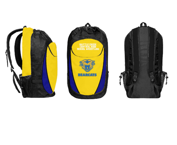 Gear Bag, Battle Creek Central High School Wrestling, Wrestling, Teamtime, Team time, sublimation, custom sports apparel, team uniforms, spirit wear, spiritwear, sports uniforms, custom shirts, team store, custom team store, fundraiser sports, apparel fundraiser