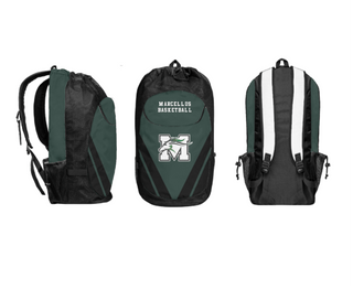 Gear Bag, Marcellus Senior High School Basketball, Men's Basketball, Teamtime, Team time, sublimation, custom sports apparel, team uniforms, spirit wear, spiritwear, sports uniforms, custom shirts, team store, custom team store, fundraiser sports, apparel fundraiser