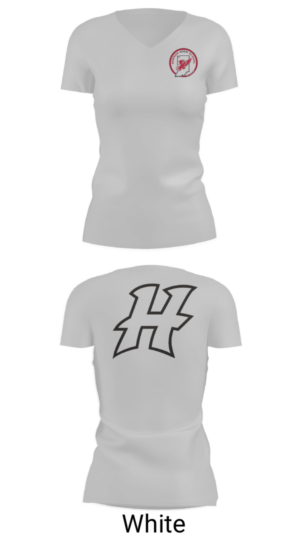 Women's Short Sleeve Vneck Shirt, Hebron High School Basketball, Women's Basketball, Teamtime, Team time, sublimation, custom sports apparel, team uniforms, spirit wear, spiritwear, sports uniforms, custom shirts, team store, custom team store, fundraiser sports, apparel fundraiser