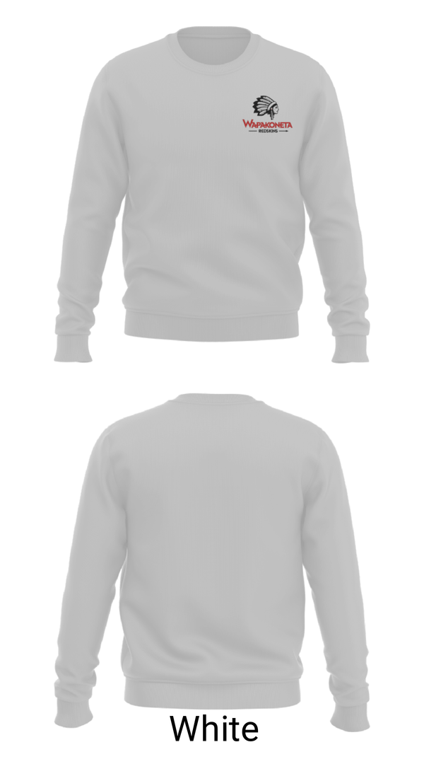 Crew Neck Sweatshirt, Wapakoneta High School, Swimming, Teamtime, Team time, sublimation, custom sports apparel, team uniforms, spirit wear, spiritwear, sports uniforms, custom shirts, team store, custom team store, fundraiser sports, apparel fundraiser