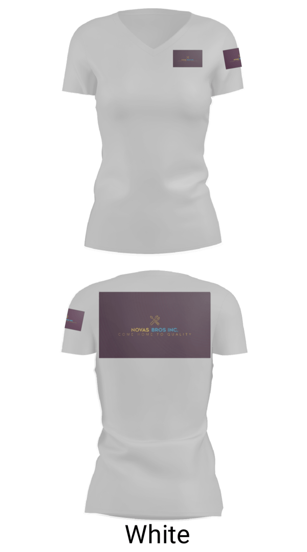 Women's Short Sleeve Vneck Shirt, Novas Bros IncNovas Bros Inc, , Teamtime, Team time, sublimation, custom sports apparel, team uniforms, spirit wear, spiritwear, sports uniforms, custom shirts, team store, custom team store, fundraiser sports, apparel fundraiser