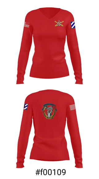 Women's Long Sleeve Vneck Shirt, , Army, Teamtime, Team time, sublimation, custom sports apparel, team uniforms, spirit wear, spiritwear, sports uniforms, custom shirts, team store, custom team store, fundraiser sports, apparel fundraiser