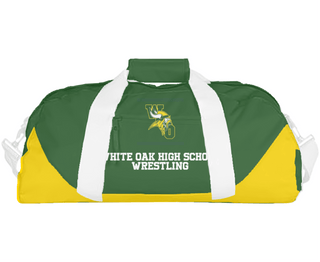 Duffle Bag, White Oak High School Wrestling, Wrestling, Teamtime, Team time, sublimation, custom sports apparel, team uniforms, spirit wear, spiritwear, sports uniforms, custom shirts, team store, custom team store, fundraiser sports, apparel fundraiser