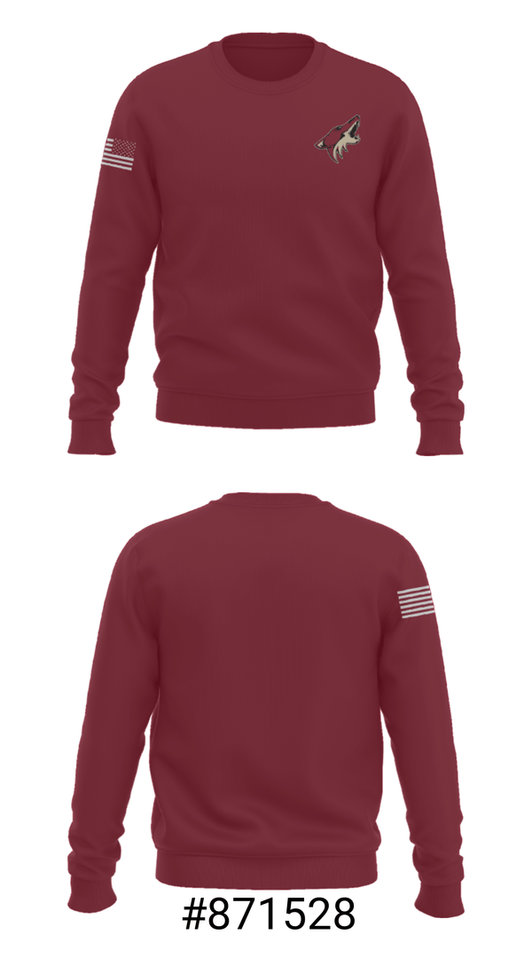 Crew Neck Sweatshirt, Kittitas Middle School Wrestling, Wrestling, Teamtime, Team time, sublimation, custom sports apparel, team uniforms, spirit wear, spiritwear, sports uniforms, custom shirts, team store, custom team store, fundraiser sports, apparel fundraiser
