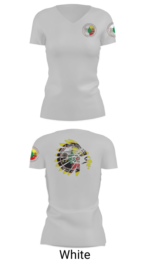 Women's Short Sleeve Vneck Shirt, RAMAPOUGHS NATIVE NATION, Spirit Store, Teamtime, Team time, sublimation, custom sports apparel, team uniforms, spirit wear, spiritwear, sports uniforms, custom shirts, team store, custom team store, fundraiser sports, apparel fundraiser
