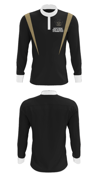 Quarter Zip Jacket, Westview High School Gymnastics, Spirit Store, Teamtime, Team time, sublimation, custom sports apparel, team uniforms, spirit wear, spiritwear, sports uniforms, custom shirts, team store, custom team store, fundraiser sports, apparel fundraiser