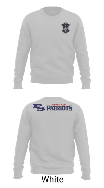 Parkway South High School Wrestling 78198292 Crew Neck Sweatshirt - 2