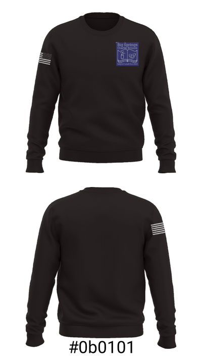 Big Springs Charter School 63680651 Crew Neck Sweatshirt - 16