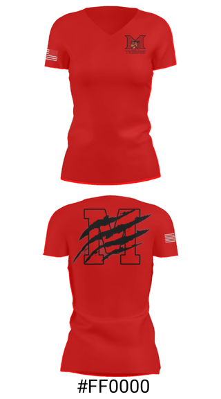 Women's Short Sleeve Vneck Shirt, Mansfield High School Basketball, Men's Basketball, Teamtime, Team time, sublimation, custom sports apparel, team uniforms, spirit wear, spiritwear, sports uniforms, custom shirts, team store, custom team store, fundraiser sports, apparel fundraiser