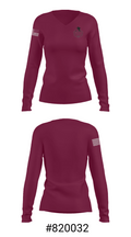 Cuyuna Range Elementary School 17630478 Women's Long Sleeve V-neck Shirt - 20
