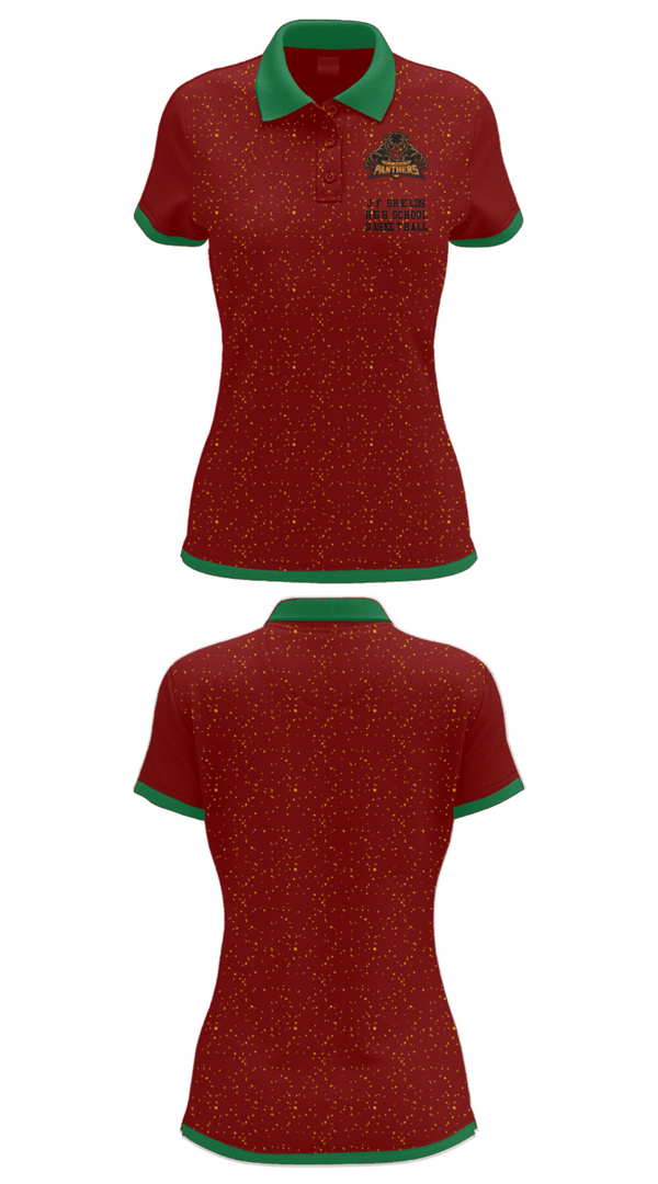 Women's Short Sleeve Performance Polo, J F Shields High School Basketball, Men's Basketball, Teamtime, Team time, sublimation, custom sports apparel, team uniforms, spirit wear, spiritwear, sports uniforms, custom shirts, team store, custom team store, fundraiser sports, apparel fundraiser