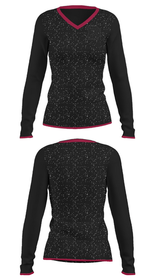 Women's Long Sleeve Vneck Shirt, Stillwater Collective, , Teamtime, Team time, sublimation, custom sports apparel, team uniforms, spirit wear, spiritwear, sports uniforms, custom shirts, team store, custom team store, fundraiser sports, apparel fundraiser