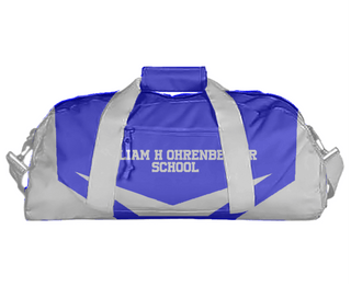 Duffle Bag, William H Ohrenberger School, Spirit Store, Teamtime, Team time, sublimation, custom sports apparel, team uniforms, spirit wear, spiritwear, sports uniforms, custom shirts, team store, custom team store, fundraiser sports, apparel fundraiser