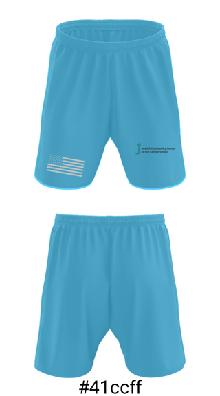 Athletic Shorts With Pockets, Jewish Community Center of the Lehigh Valley, Spirit Store, Teamtime, Team time, sublimation, custom sports apparel, team uniforms, spirit wear, spiritwear, sports uniforms, custom shirts, team store, custom team store, fundraiser sports, apparel fundraiser
