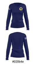 York Preparatory School Basketball 83898431 Women's Long Sleeve V-neck Shirt - 20