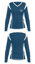 Holy Cross Catholic School 15261951 Women's Long Sleeve V-neck Shirt - 33