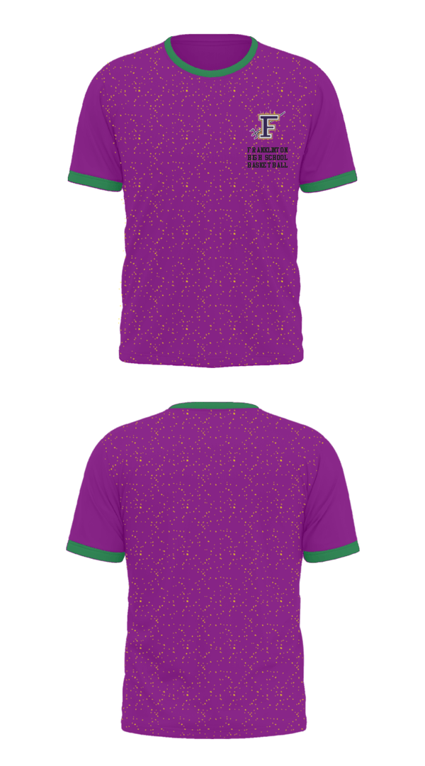 Short Sleeve Performance Shirt, Franklinton High School Basketball, Women's Basketball, Teamtime, Team time, sublimation, custom sports apparel, team uniforms, spirit wear, spiritwear, sports uniforms, custom shirts, team store, custom team store, fundraiser sports, apparel fundraiser