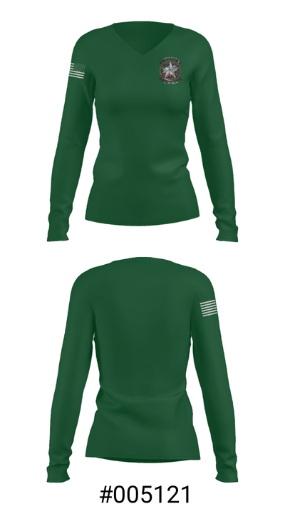VMGR-234 1968966 Women's Long Sleeve V-neck Shirt - 7