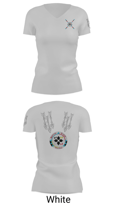 Battle Field Tested 38520100 Women's Short Sleeve V-neck Shirt - 7