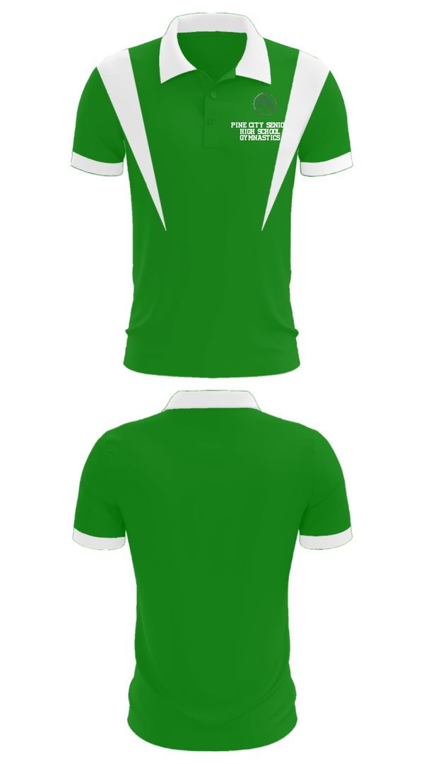 Short Sleeve Performance Polo, Pine City Senior High School Gymnastics, Spirit Store, Teamtime, Team time, sublimation, custom sports apparel, team uniforms, spirit wear, spiritwear, sports uniforms, custom shirts, team store, custom team store, fundraiser sports, apparel fundraiser