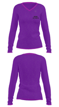 Aragon wildcats 68195554 Women's Long Sleeve V-neck Shirt - 32