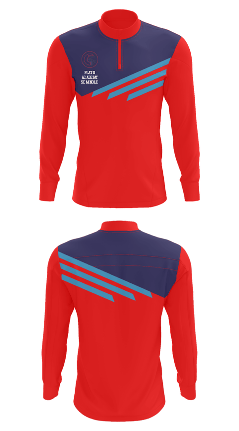 Quarter Zip Jacket, Plato Academy Seminole, Spirit Store, Teamtime, Team time, sublimation, custom sports apparel, team uniforms, spirit wear, spiritwear, sports uniforms, custom shirts, team store, custom team store, fundraiser sports, apparel fundraiser