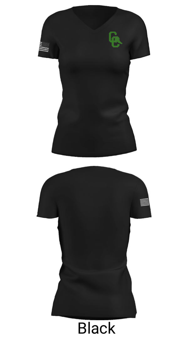 Women's Short Sleeve Vneck Shirt, Classic City High School, Spirit Store, Teamtime, Team time, sublimation, custom sports apparel, team uniforms, spirit wear, spiritwear, sports uniforms, custom shirts, team store, custom team store, fundraiser sports, apparel fundraiser