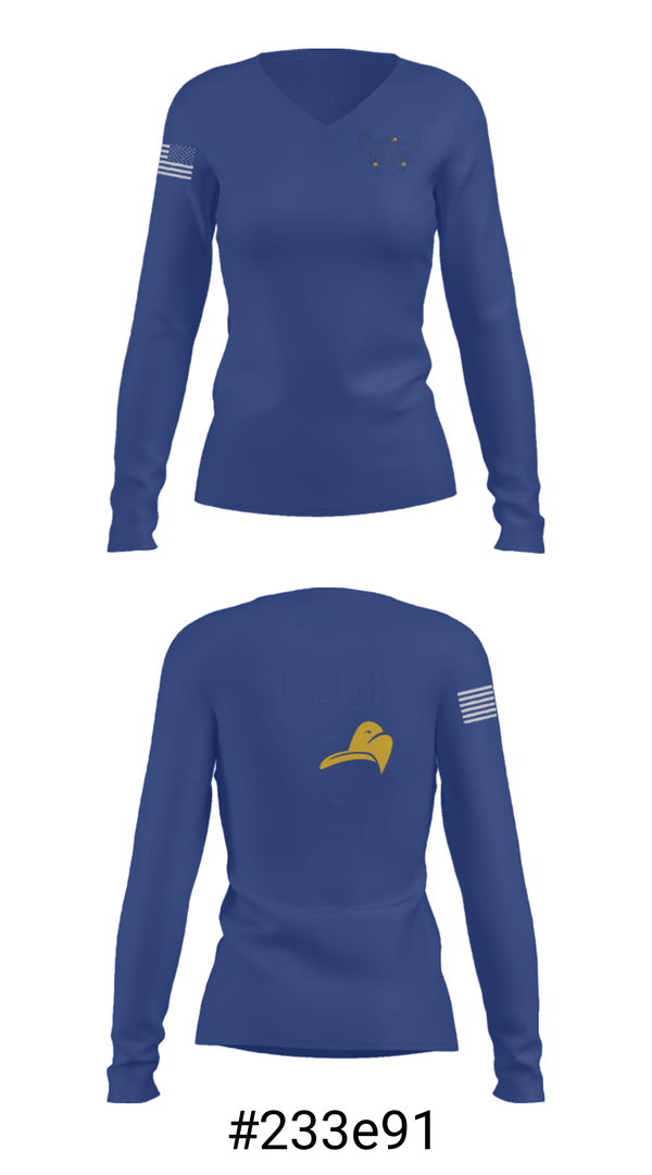 Women's Long Sleeve Vneck Shirt, Sandra Day O'Connor High School Basketball, Women's Basketball, Teamtime, Team time, sublimation, custom sports apparel, team uniforms, spirit wear, spiritwear, sports uniforms, custom shirts, team store, custom team store, fundraiser sports, apparel fundraiser