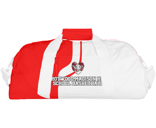 Duffle Bag, Trotwood-Madison High School Basketball, Men's Basketball, Teamtime, Team time, sublimation, custom sports apparel, team uniforms, spirit wear, spiritwear, sports uniforms, custom shirts, team store, custom team store, fundraiser sports, apparel fundraiser