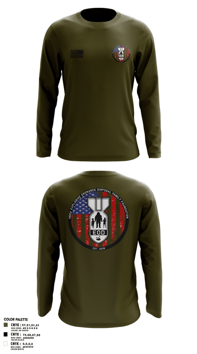 482nd EOD 78922721 Long Sleeve Performance Shirt - 1