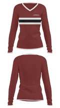 Northside High School Cross Country 12321025 Women's Long Sleeve V-neck Shirt - 29