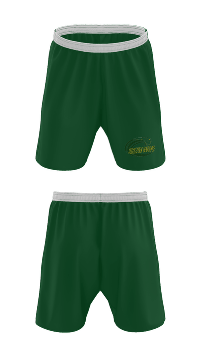 Dover High School Gymnastics 3343662 Athletic Shorts With Pockets - 22