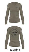 STAGING FACILITY 22010365 Women's Long Sleeve V-neck Shirt - 39
