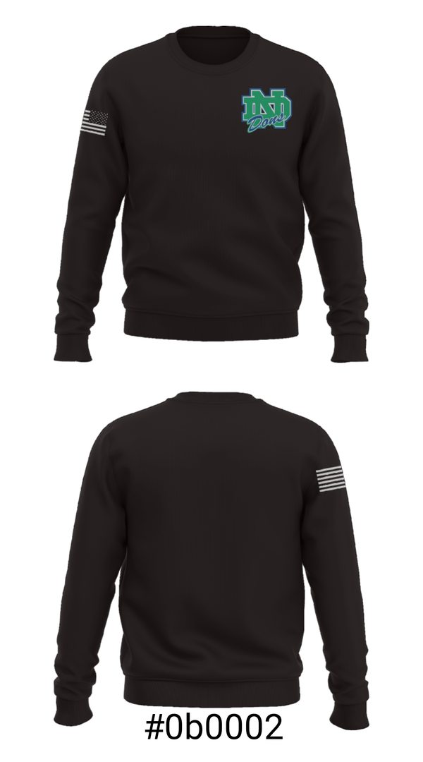 Crew Neck Sweatshirt, Notre Dame College Prep, Spirit Store, Teamtime, Team time, sublimation, custom sports apparel, team uniforms, spirit wear, spiritwear, sports uniforms, custom shirts, team store, custom team store, fundraiser sports, apparel fundraiser