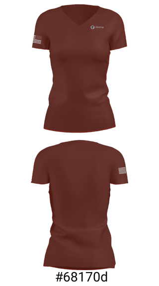 Women's Short Sleeve Vneck Shirt, Monterey High School, Spirit Store, Teamtime, Team time, sublimation, custom sports apparel, team uniforms, spirit wear, spiritwear, sports uniforms, custom shirts, team store, custom team store, fundraiser sports, apparel fundraiser